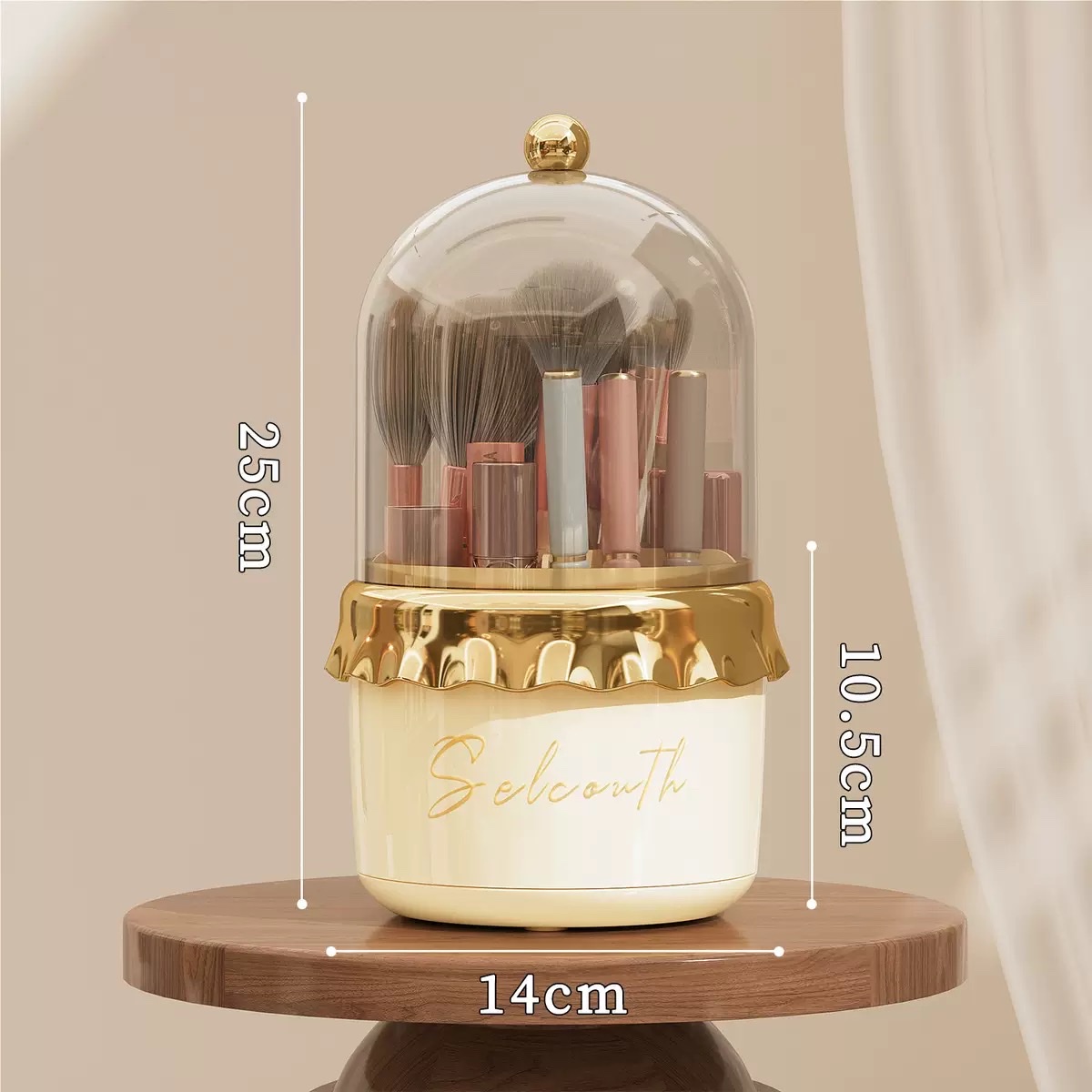 Makeup brush bucket storage box, large-capacity dust-proof brush set Application Scenario
