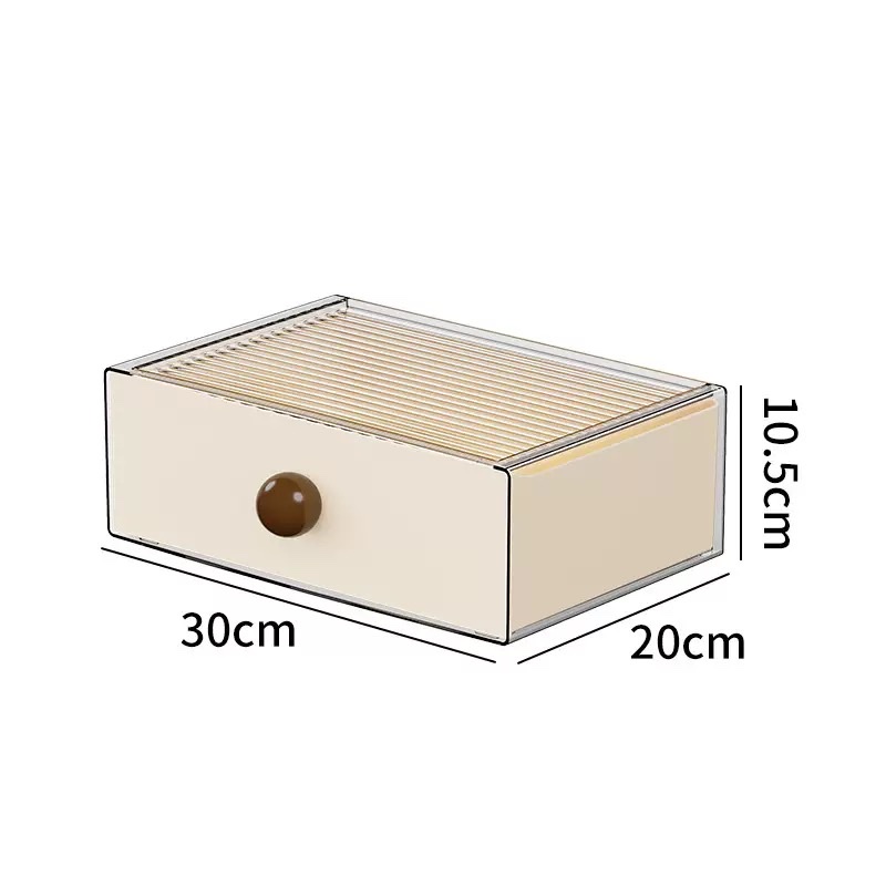 Desktop storage box, drawer-style ins retro style storage box, student desktop miscellaneous storage box, large capacity