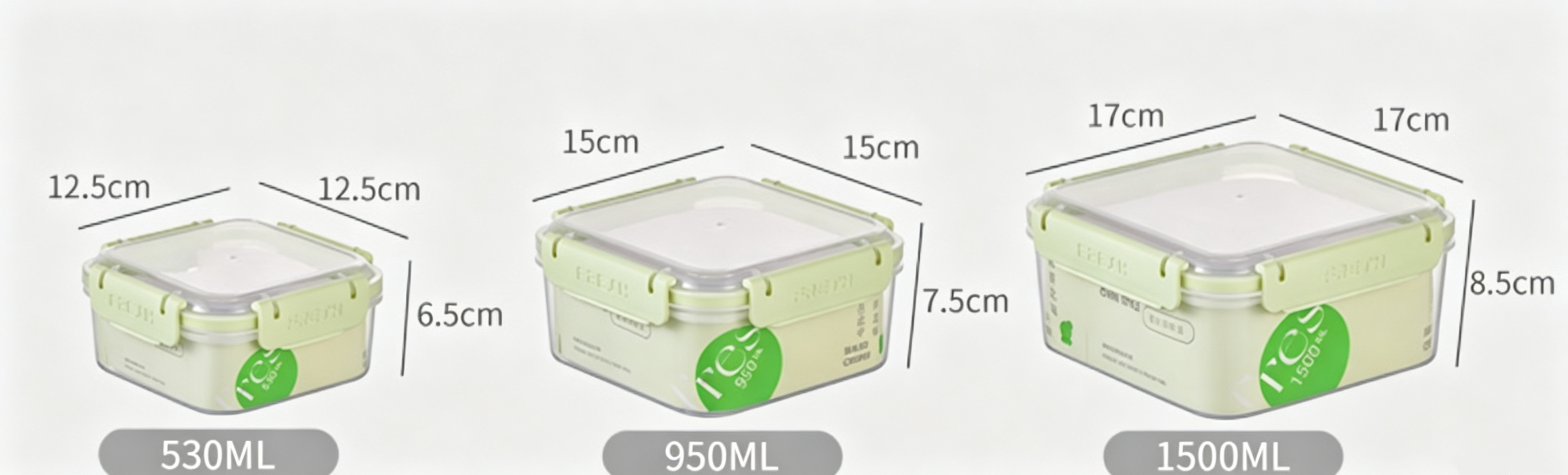 Sealed and leak-proof large-capacity kitchen storage box, food preservation box detail image 4