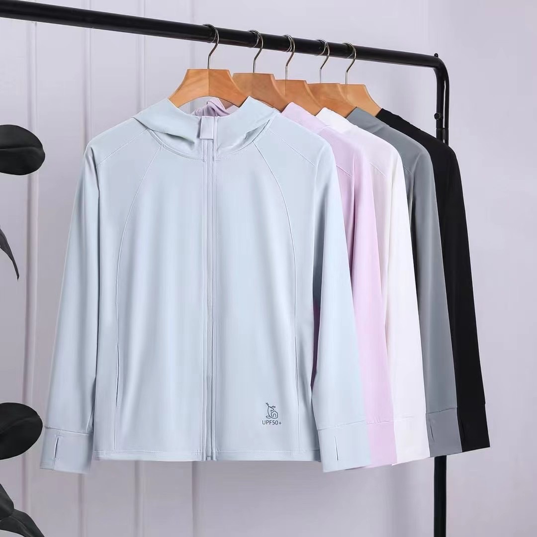 【 Product Name 】 Couple's fashionable hooded loose sun-protective clothing set detail image 2