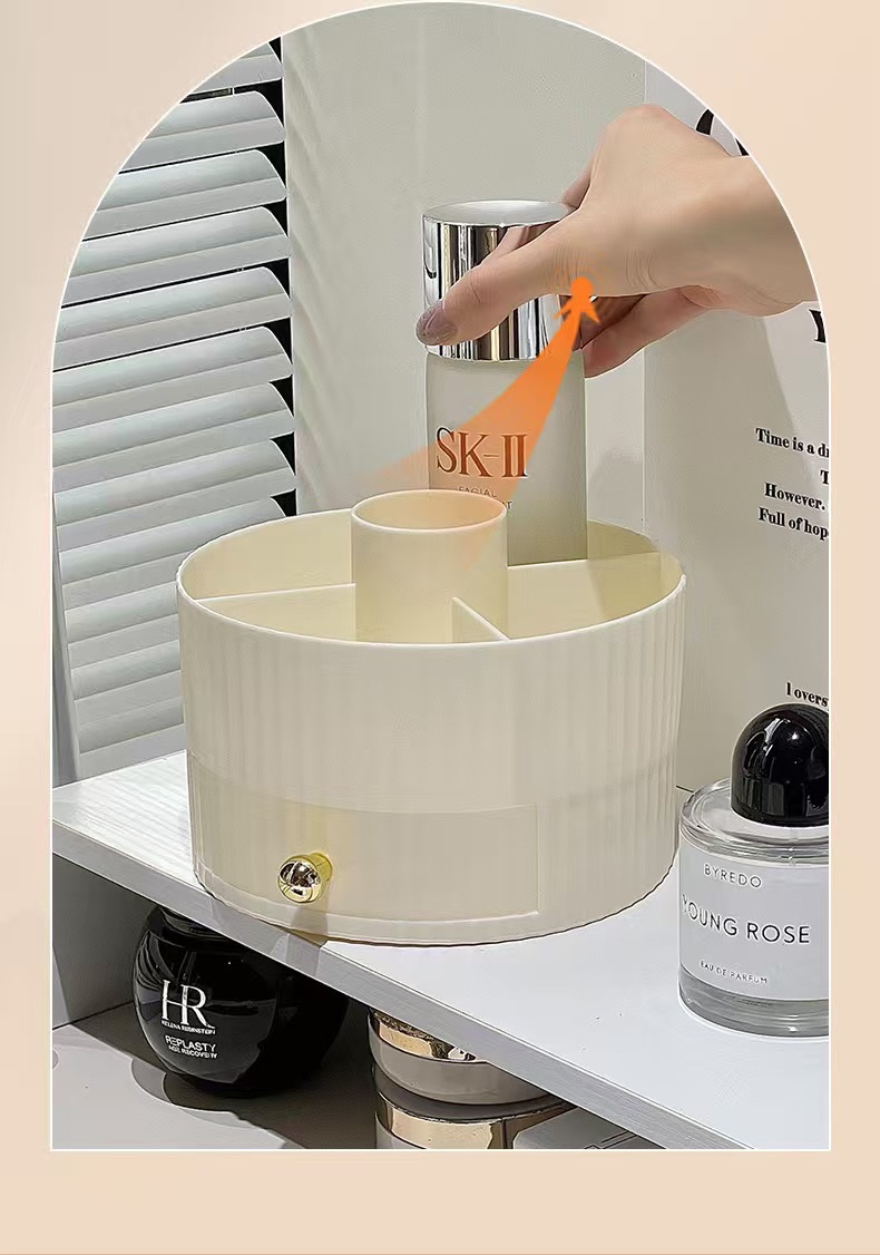 Storage box, makeup brush storage cylinder, cosmetics shelf, dressing table, eyeshadow brush, lipstick box, pen holder holder detail image 10