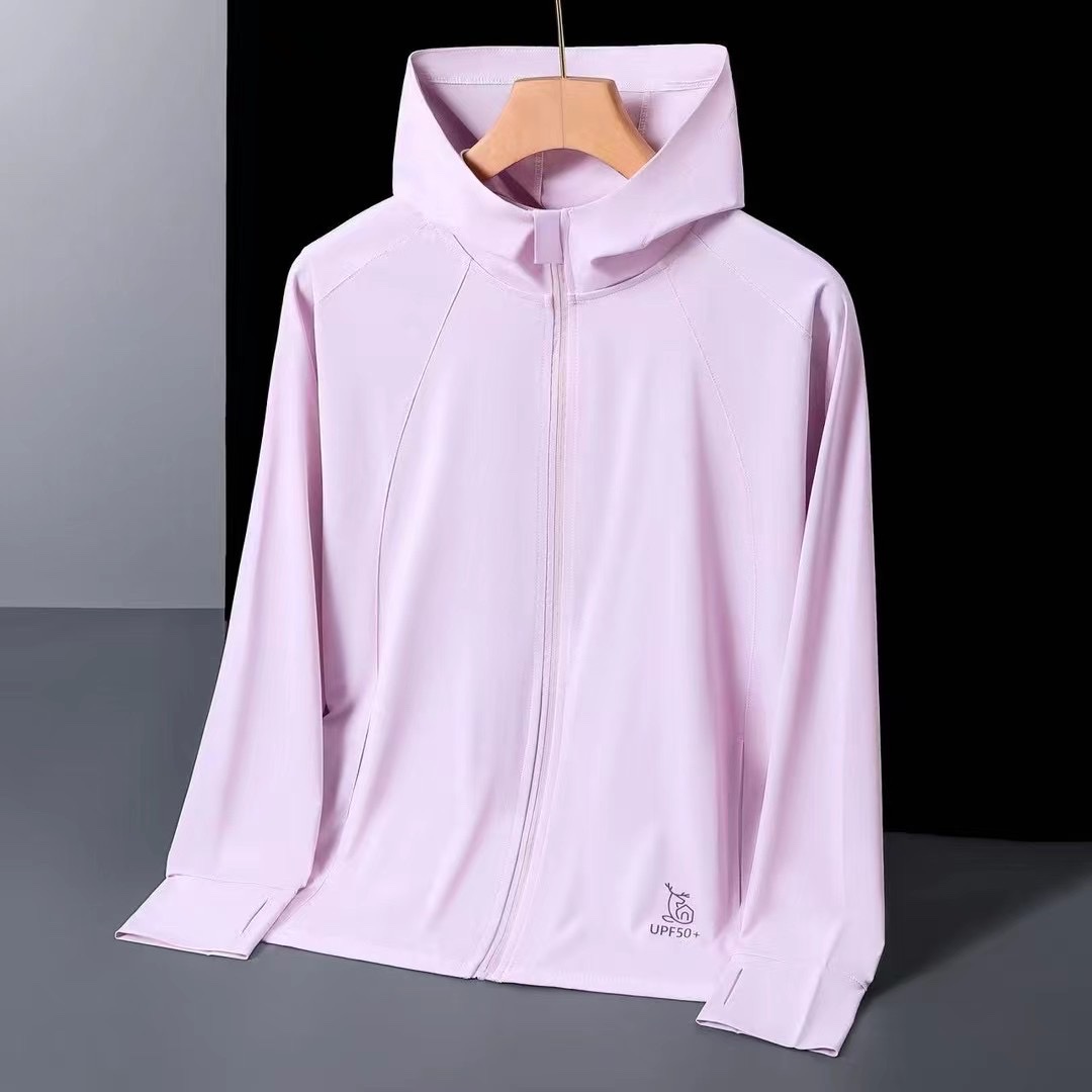 【品名】情侣时尚连帽宽松防晒衣服装