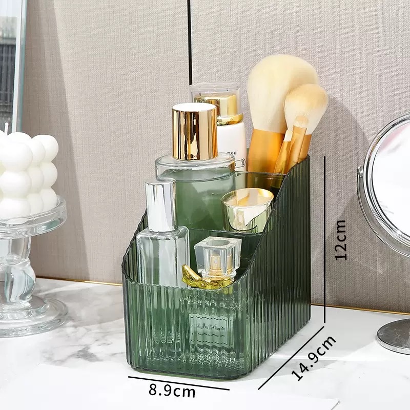 Desktop cosmetics storage box, dressing table, lipstick, dormitory pen holder, makeup box, shelf, desk, dormitory girl detail image 5