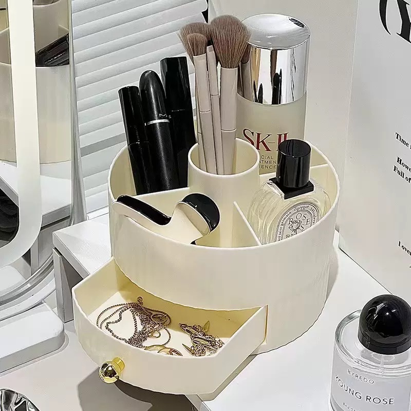 Storage box, makeup brush storage cylinder, cosmetics shelf, dressing table, eyeshadow brush, lipstick box, pen holder holder Item Picture