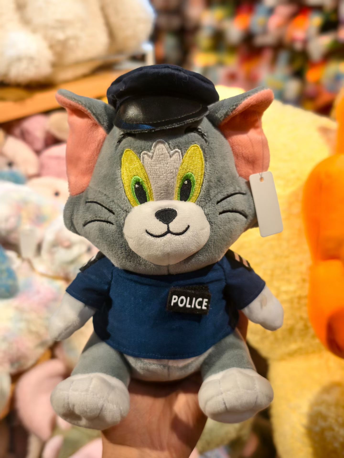 正版猫和老鼠系列猫咪tom公仔玩偶警长