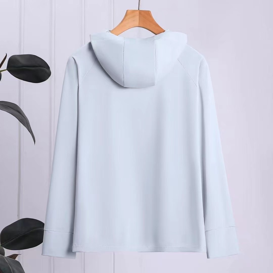 【 Product Name 】 Couple's fashionable hooded loose sun-protective clothing set Specification image