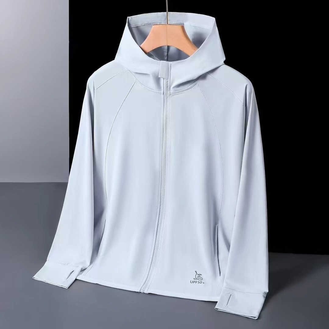 【 Product Name 】 Couple's fashionable hooded loose sun-protective clothing set details Picture