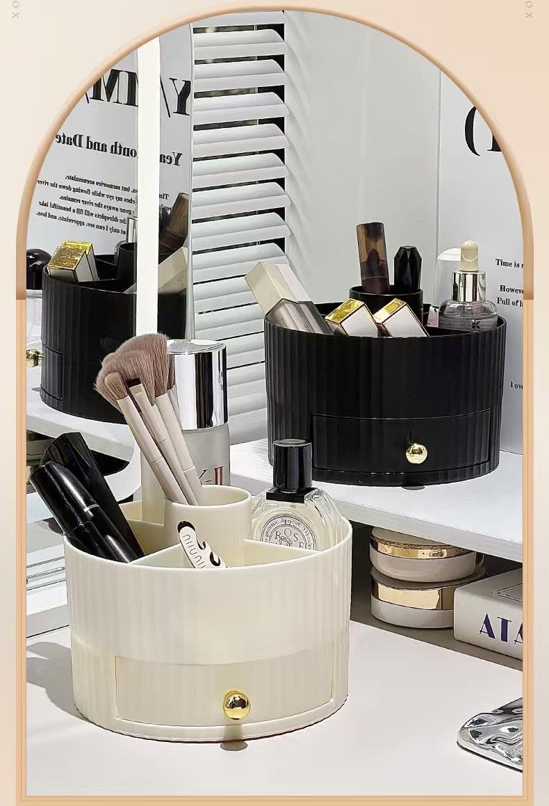 Storage box, makeup brush storage cylinder, cosmetics shelf, dressing table, eyeshadow brush, lipstick box, pen holder holder detail image 4