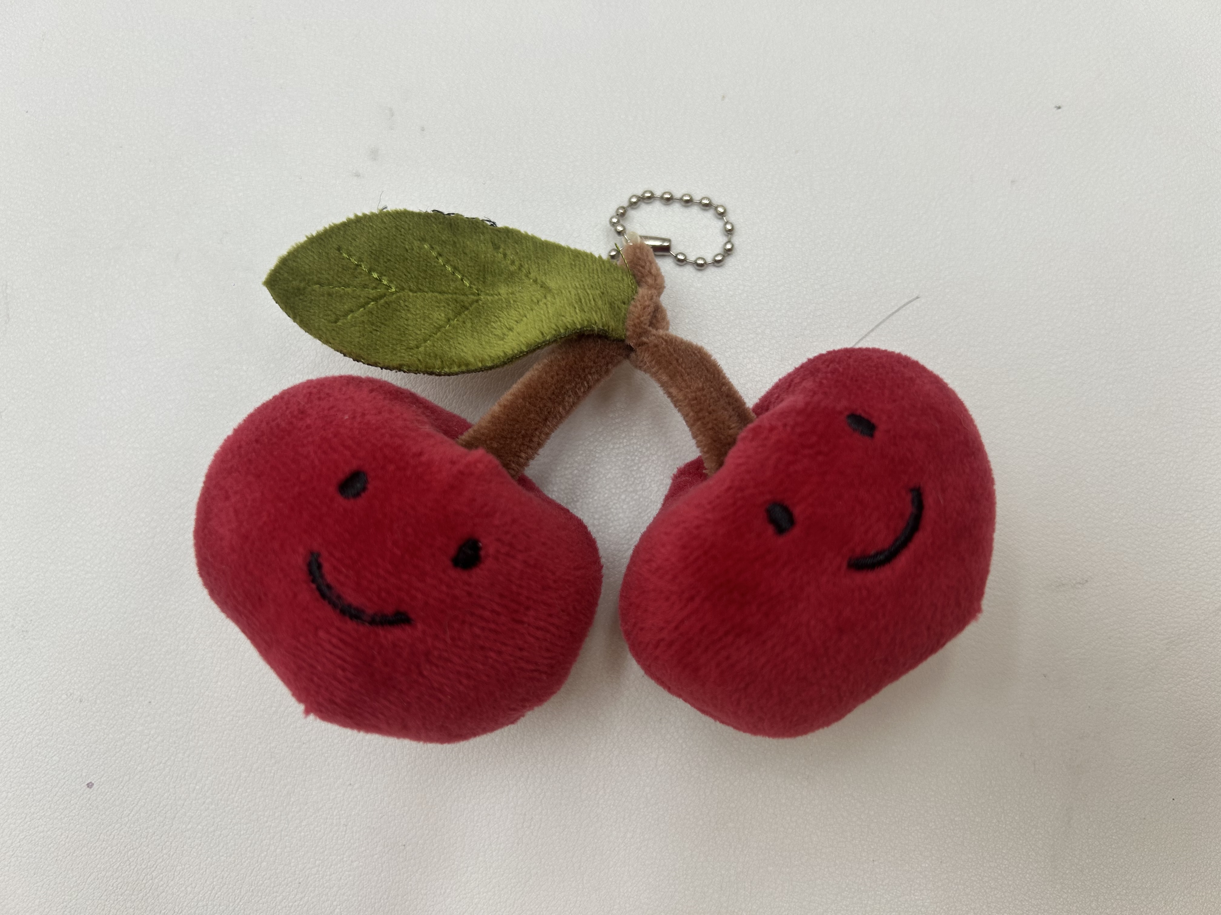 Smiling Cherry is selling well as a plush toy pendant detail image 1
