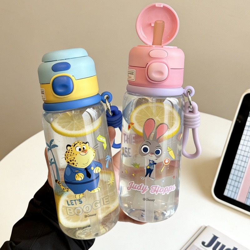 Crazy Animals Insulated Cup, large capacity tritan straw children's water cup, straw water bottle for primary school girls to go to school Specification image