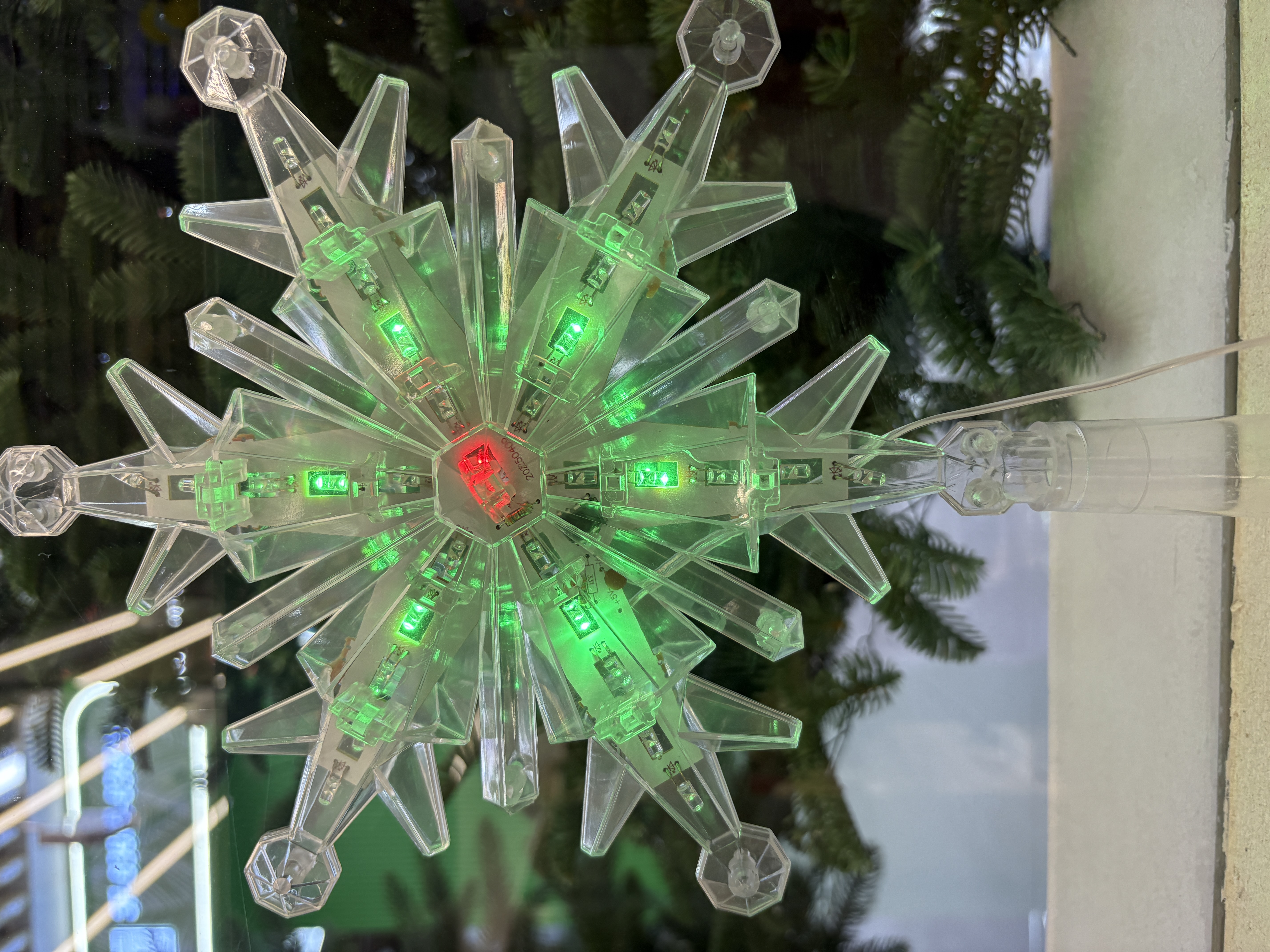 Christmas tree lights, ceiling star lights, Christmas decorations Specification image