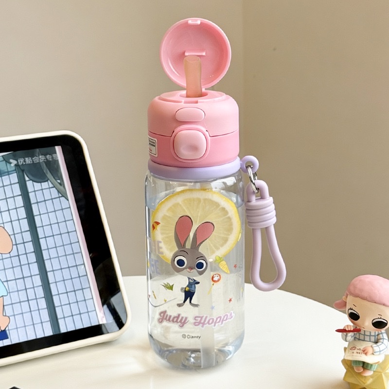 Crazy Animals Insulated Cup, large capacity tritan straw children's water cup, straw water bottle for primary school girls to go to school detail image 8