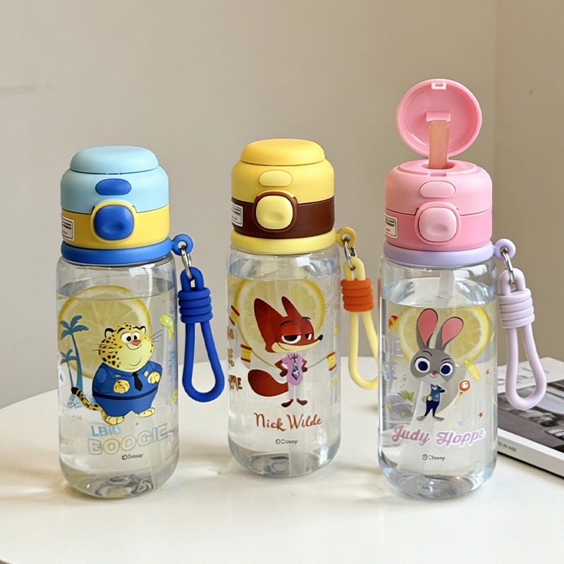 Crazy Animals Insulated Cup, large capacity tritan straw children's water cup, straw water bottle for primary school girls to go to school detail image 2