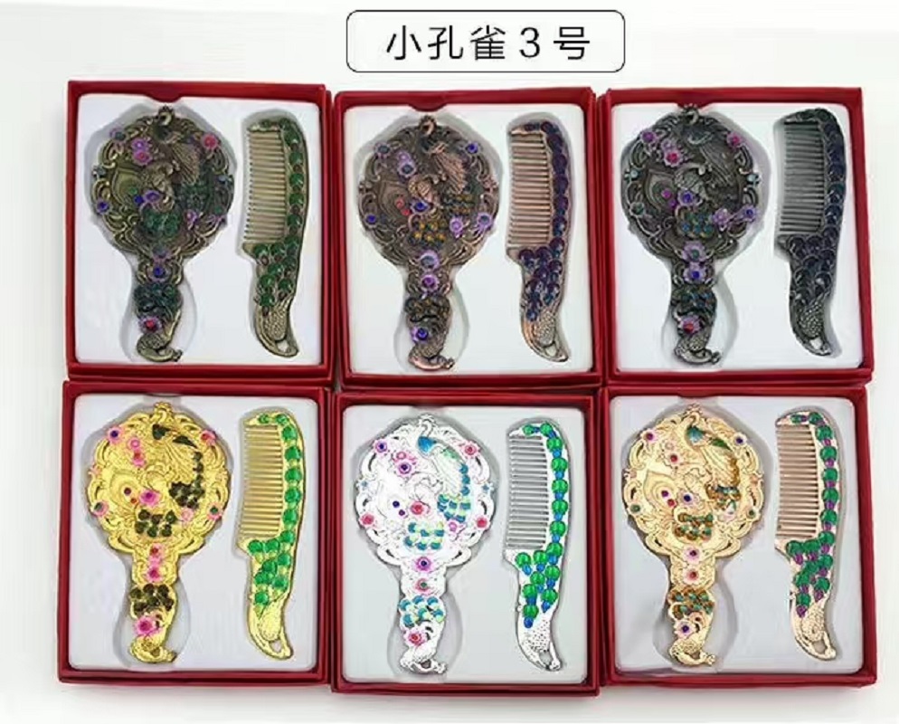 Russian mirror set, 6 pieces of Jingtai Ran alloy material, smooth jewelry store Specification image