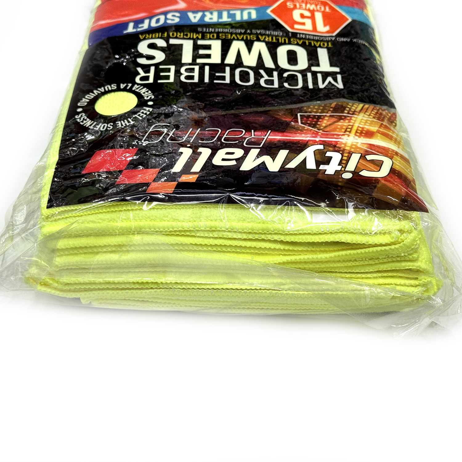 Wholesale of cross-border polyester and nylon warp knitted high and low wool microfiber towels, car cleaning cloths, 36 pieces of car cleaning wipes