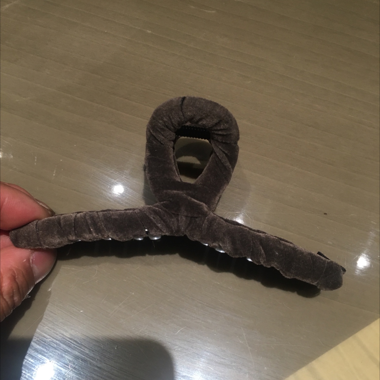 11公分绒布爪夹