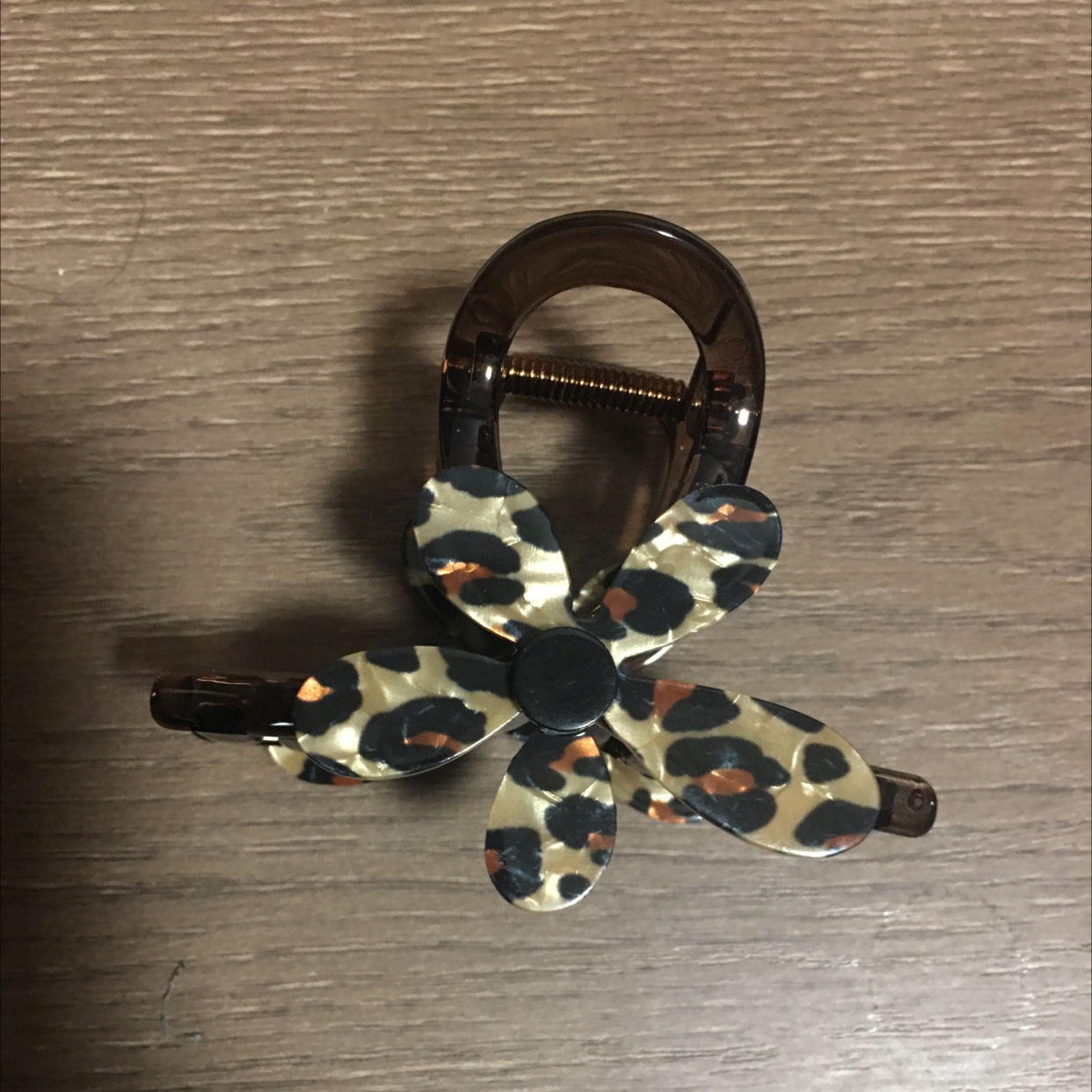 8公分小柚子豹纹爪夹