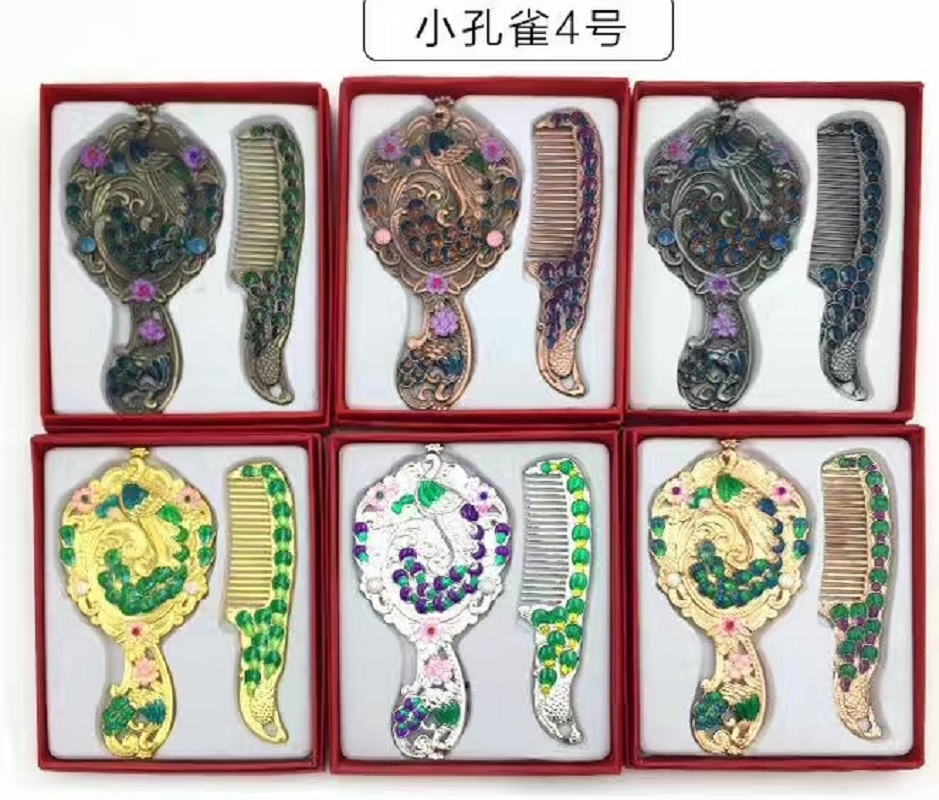 Russian mirror set, 6 pieces of Jingtai Ran alloy material, smooth jewelry store Application Scenario