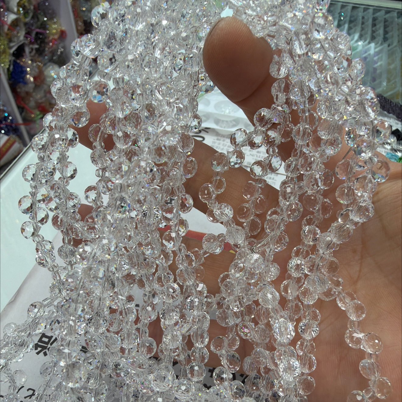 珍珠 水晶玻璃散珠 串珠 饰品配件 手工DIY材料珍珠散珠
