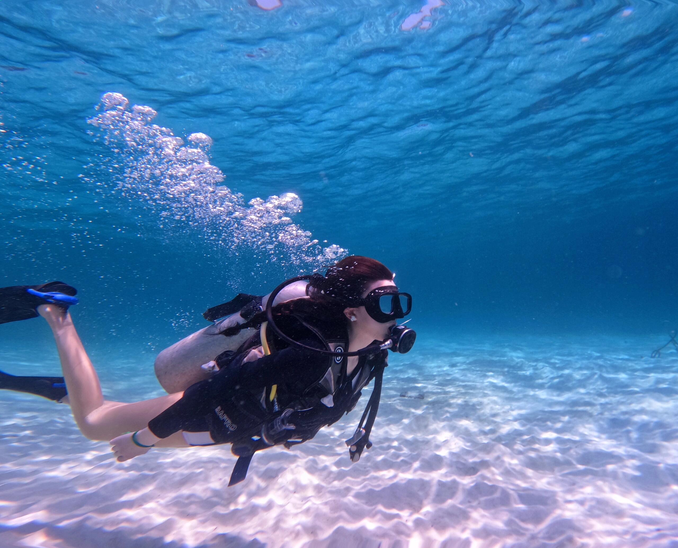 Latex tube-powered deep-sea fishing gun Application Scenario