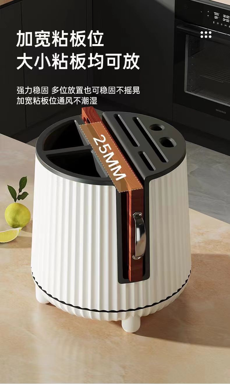 Kitchen storage rack, multi-functional storage rack, knife and chopping board rack, household kitchenware storage wonder, no need for drilling, mobile detail image 5