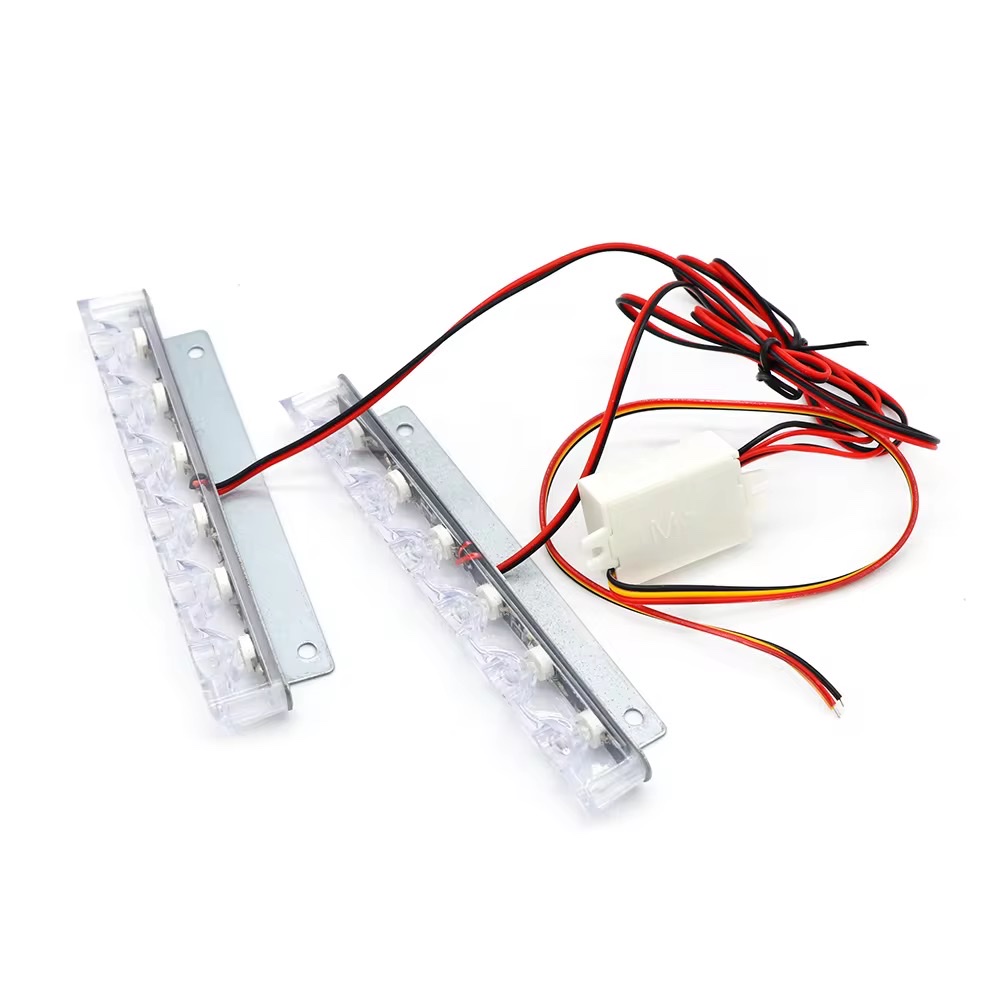 Motorcycle LED flashing lights, warning lights, one tow and two brake lights, 12-bead taillights Specification image