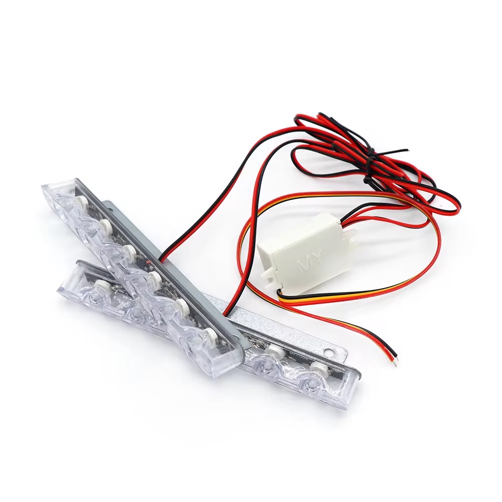 Motorcycle LED flashing lights, warning lights, one tow and two brake lights, 12-bead taillights Application Scenario