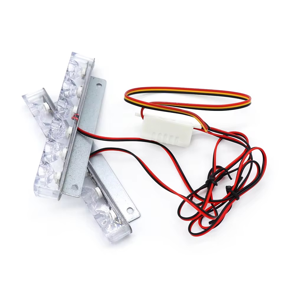 Motorcycle LED flashing lights, warning lights, one tow and two brake lights, 12-bead taillights details Picture