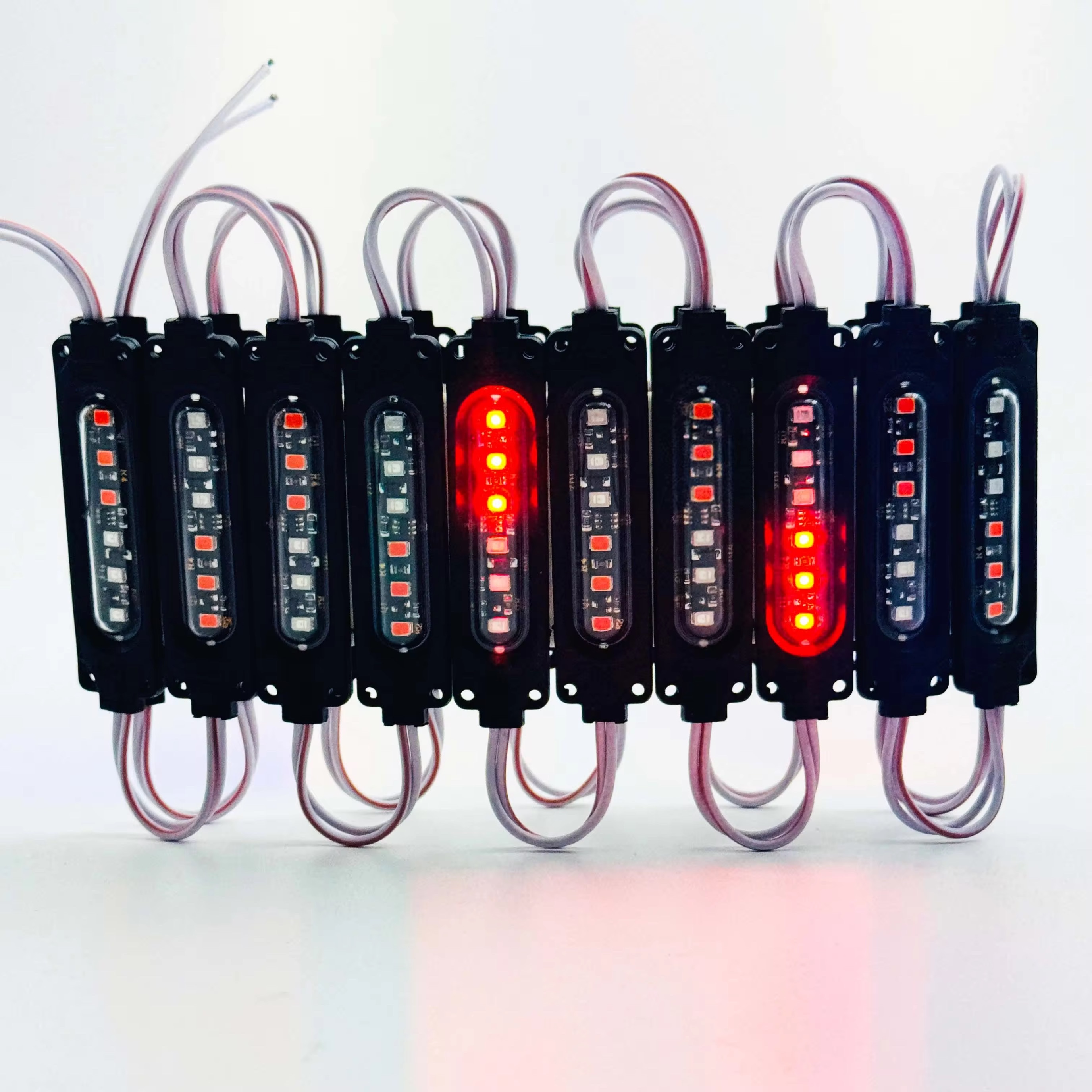 摩托车LED装饰灯彩灯爆闪灯12V24V 通用灯刹车灯模组 Specification image