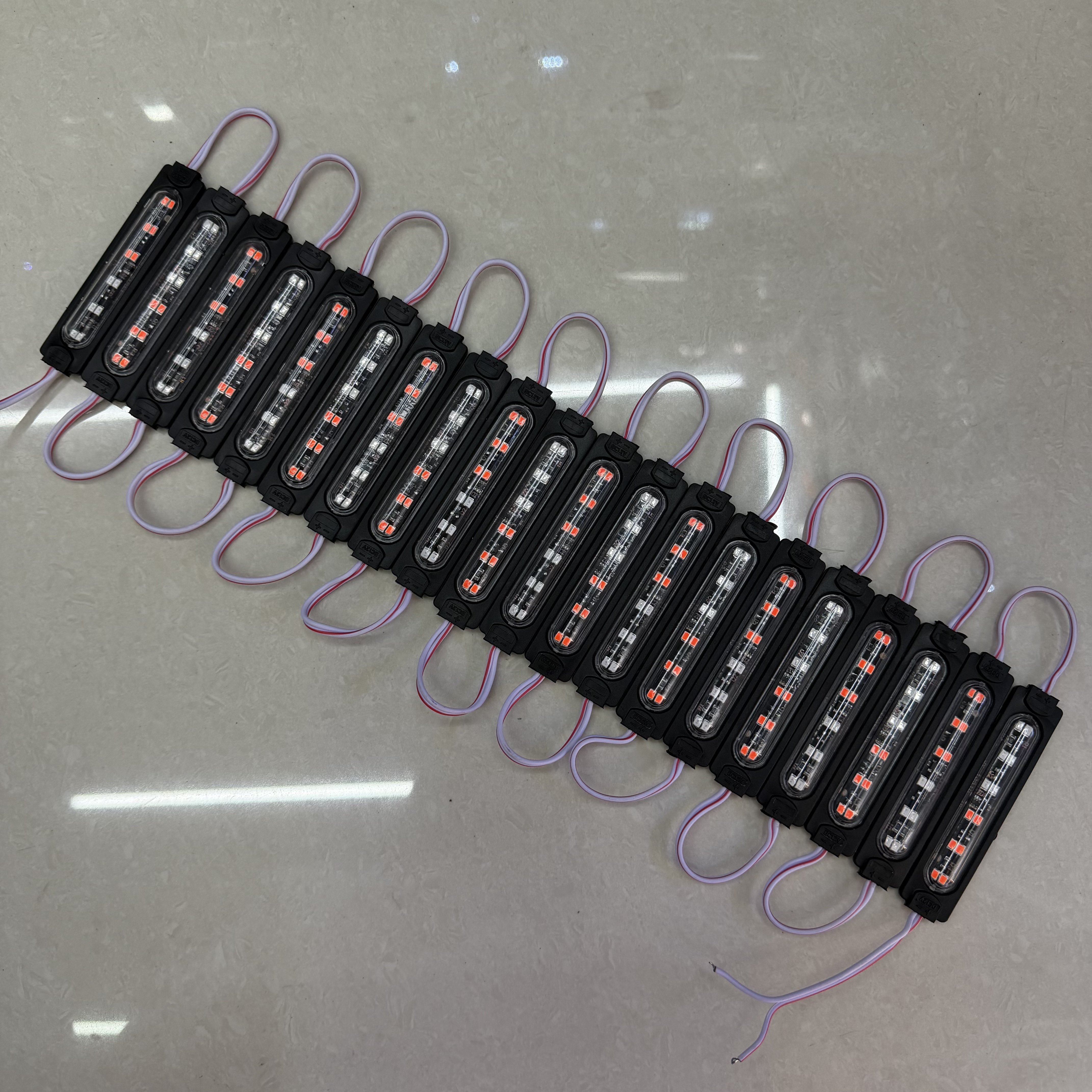 模组LED灯12V 24V红蓝爆闪灯警示灯尾灯摩托车刹车灯 detail image 3