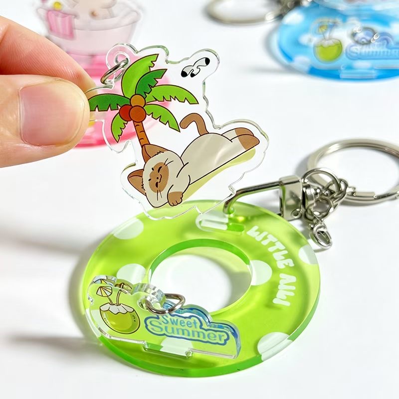 Customized acrylic mobile phone stands, cartoon and anime desktop standing signs, advertising and promotion, 2D creative ornaments, souvenirs, gifts, graduation season presents Application Scenario