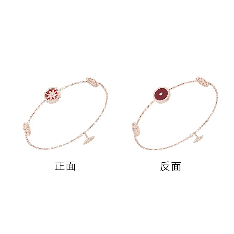 【520 Gift 】 NOLYN Deoksugung Co-branded Tile Jewelry Set, Red agate Necklace, bracelet, and scented candles Specification image