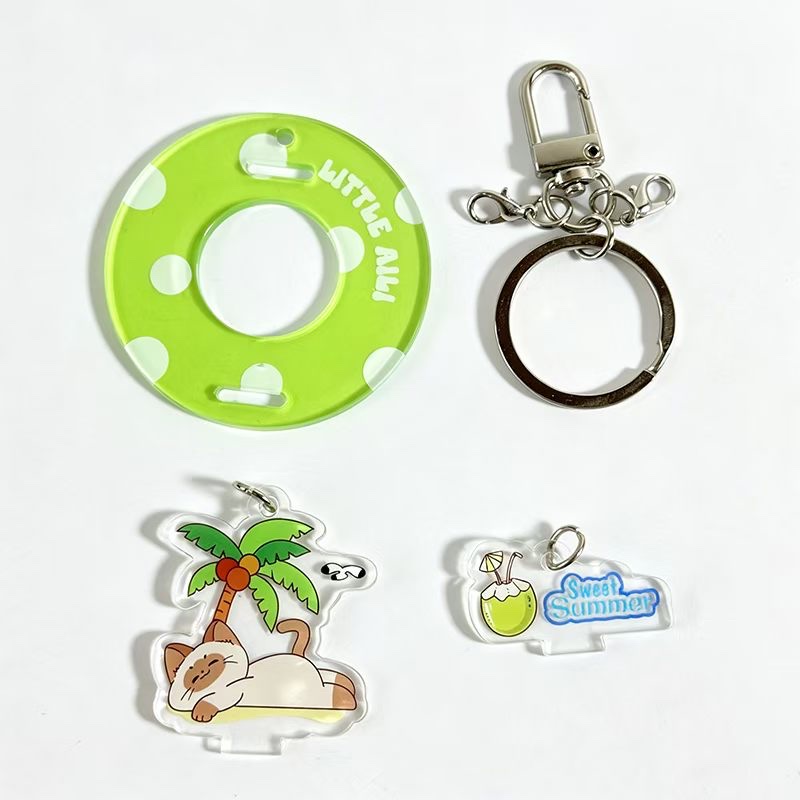 Customized acrylic mobile phone stands, cartoon and anime desktop standing signs, advertising and promotion, 2D creative ornaments, souvenirs, gifts, graduation season presents details Picture