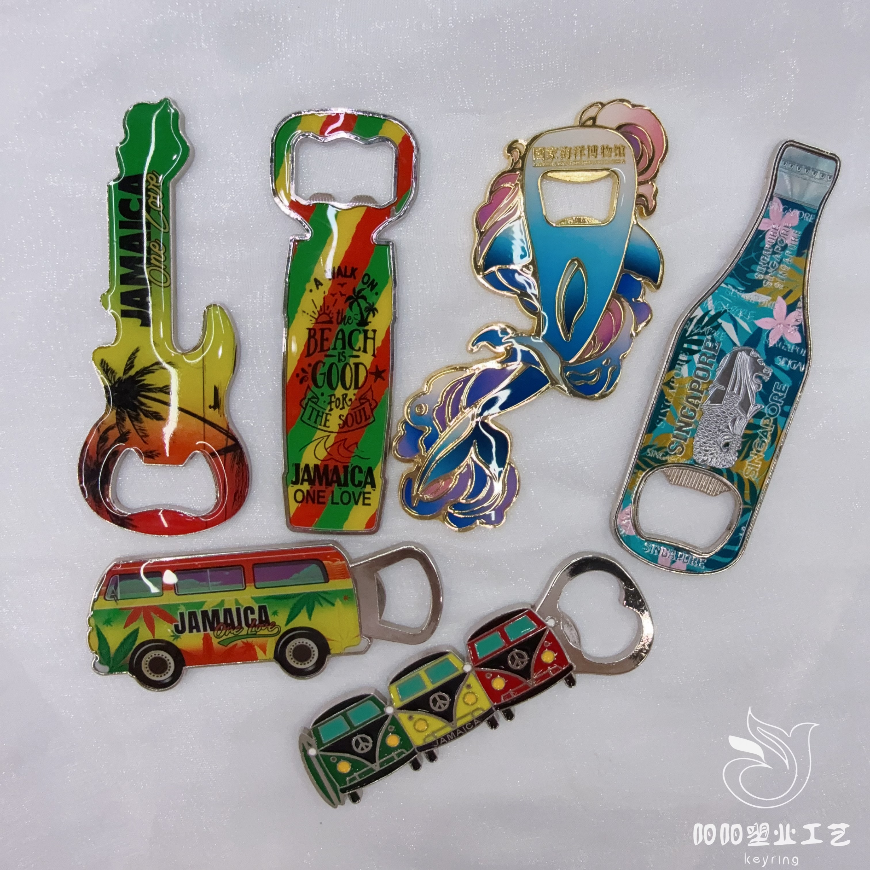 瓶起子启瓶器批发订做创意logo礼品广告冰箱贴金属啤酒开瓶器定制商务礼品伴手礼细节图