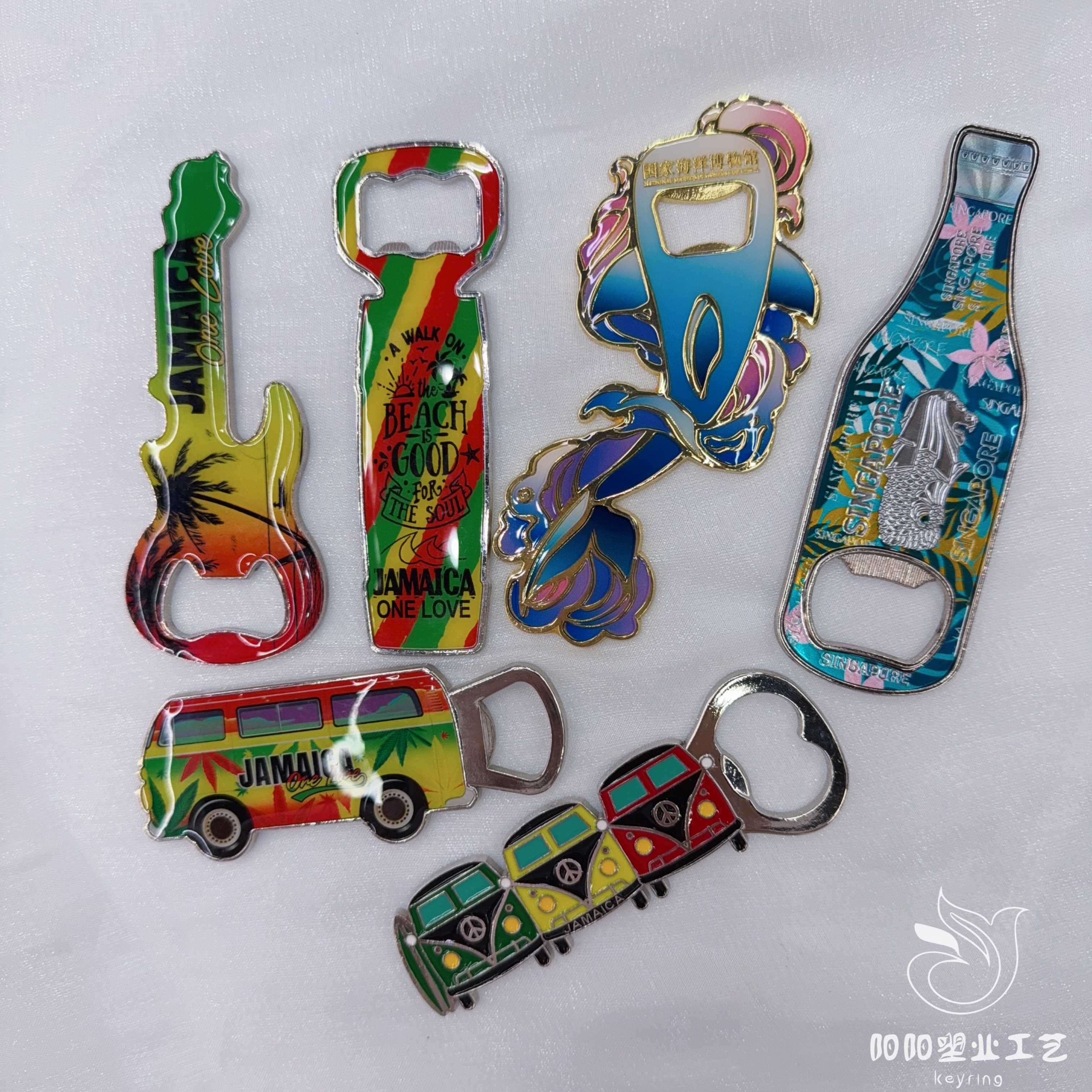 瓶起子启瓶器批发订做创意logo礼品广告冰箱贴金属啤酒开瓶器定制商务礼品伴手礼