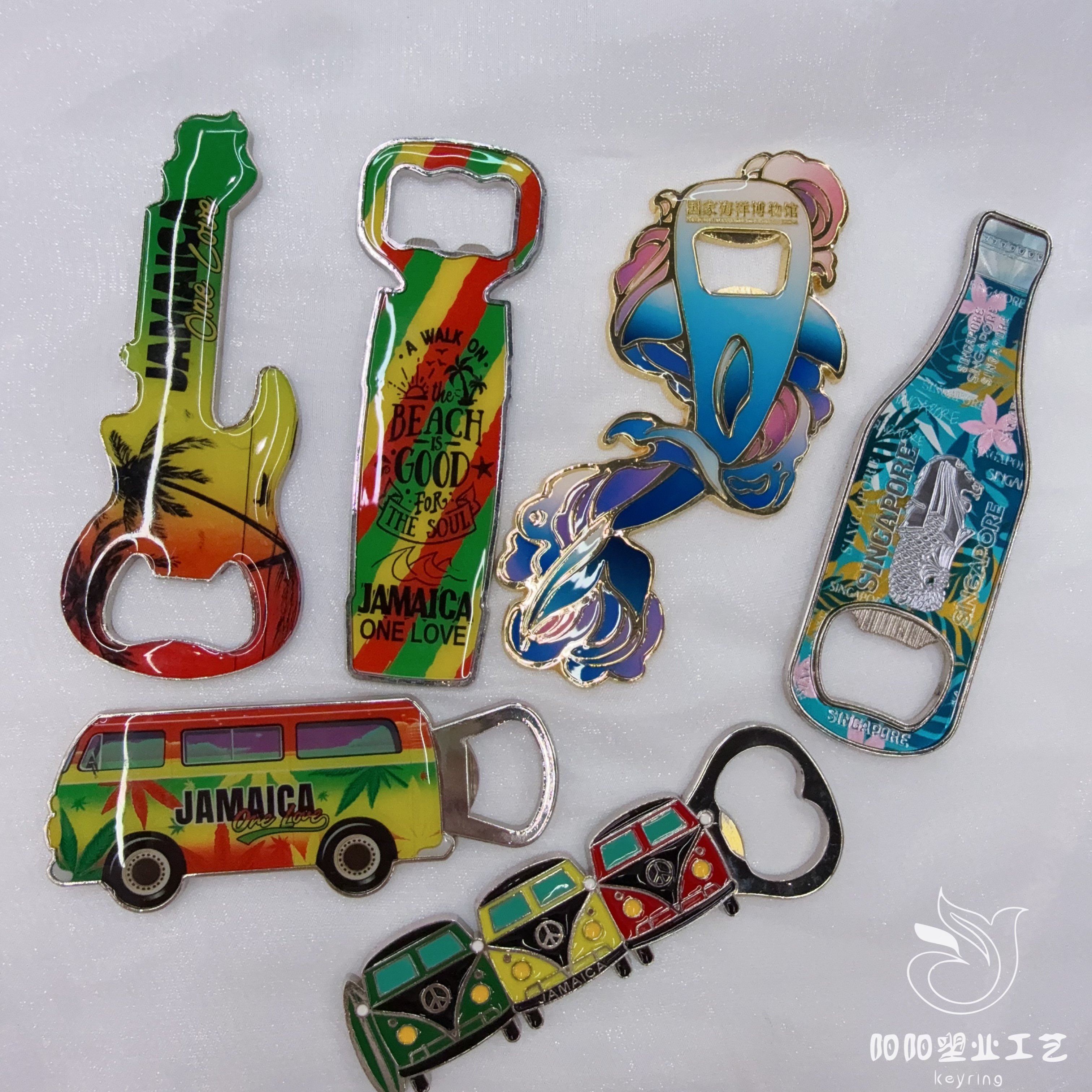 瓶起子启瓶器批发订做创意logo礼品广告冰箱贴金属啤酒开瓶器定制商务礼品伴手礼产品图