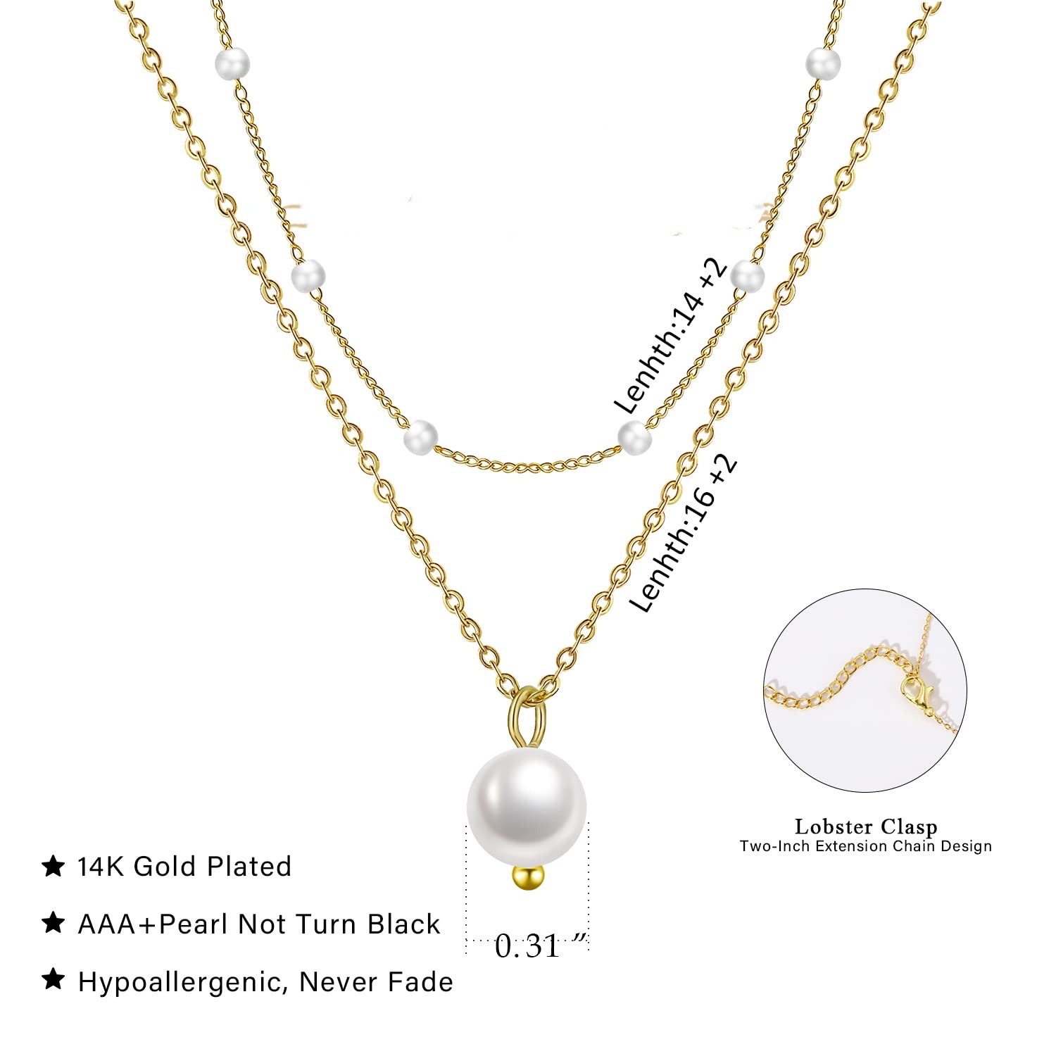 A simple collarbone chain set of genuine gold and brass electroplated cross-border best-selling, light luxury and versatile, elegant ladies' accessories detail image 4