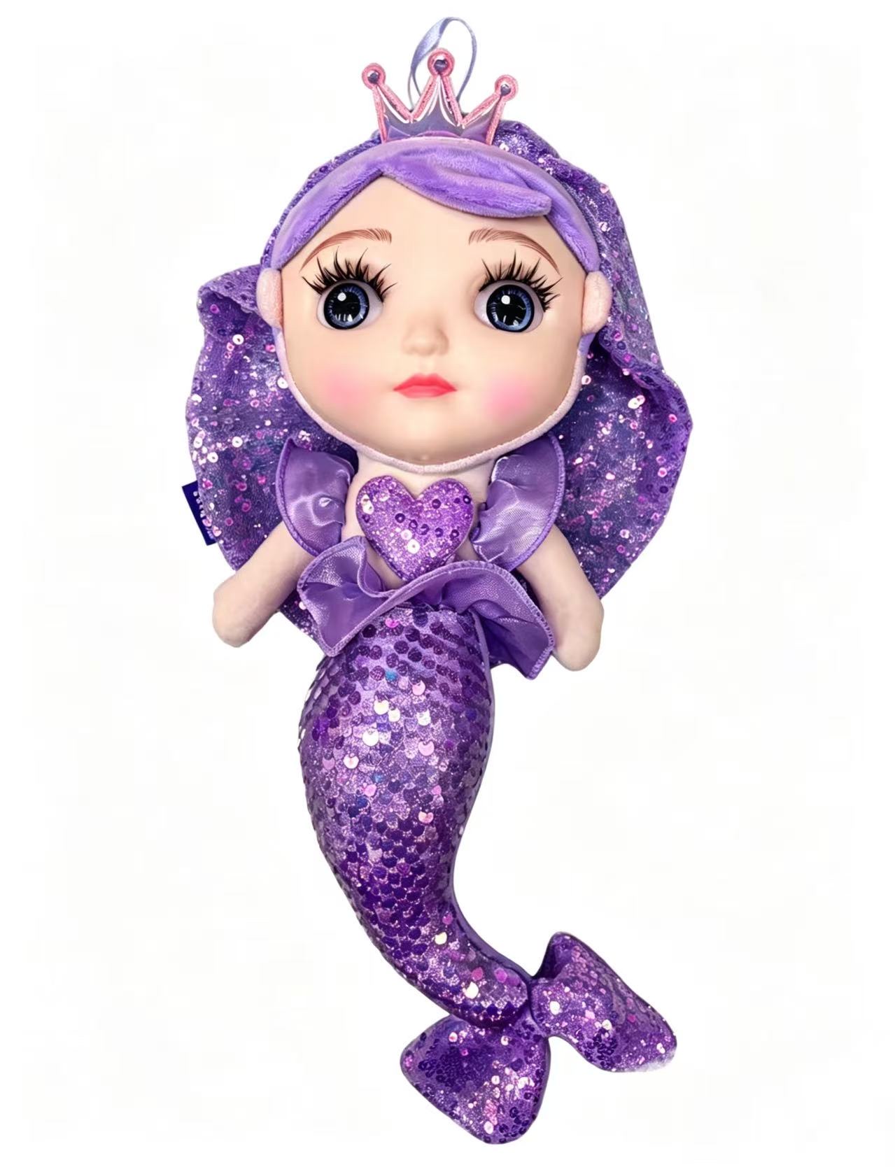 The new Mermaid Princess series of small figurines are shiny and have soft little faces. They are popular and best-selling small figurines detail image 6