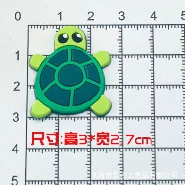 Hot-selling PVC soft rubber cartoon shoes flower game/Dinosaur series Crocs DIY accessories h detail image 11