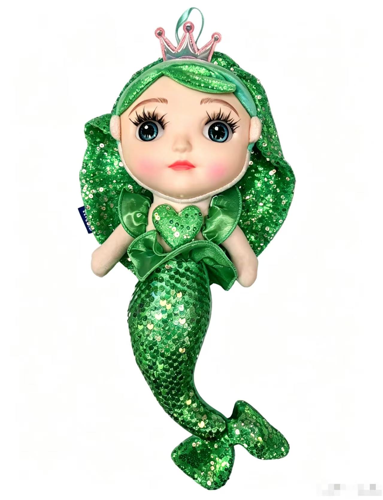 The new Mermaid Princess series of small figurines are shiny and have soft little faces. They are popular and best-selling small figurines detail image 2