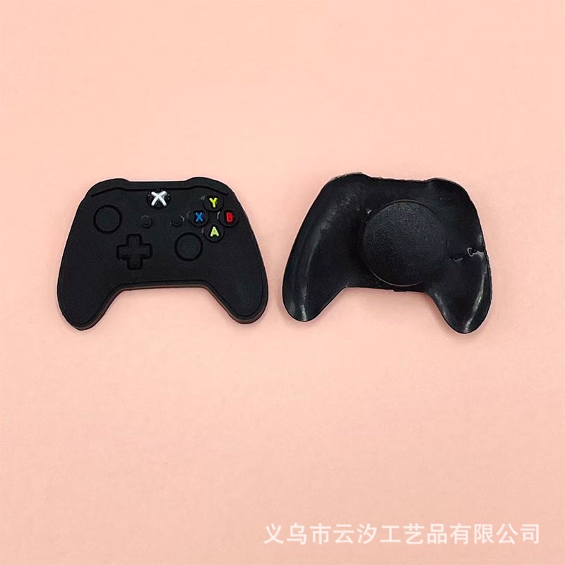 Hot-selling PVC soft rubber cartoon shoes flower game/Dinosaur series Crocs DIY accessories h detail image 10