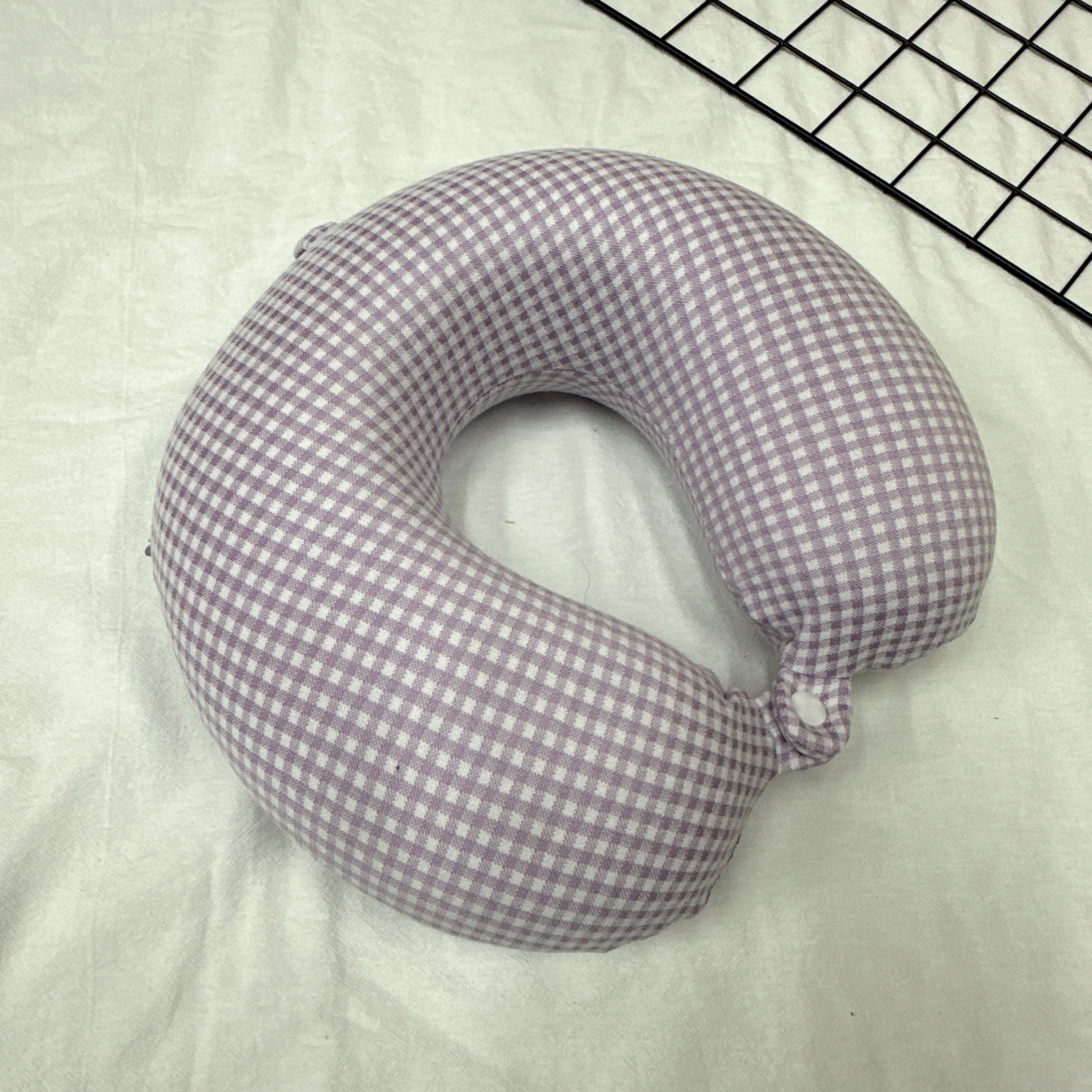 记忆棉u型枕 办公室午睡枕便携式飞机睡眠枕头可收纳跨境可贴标 细节图