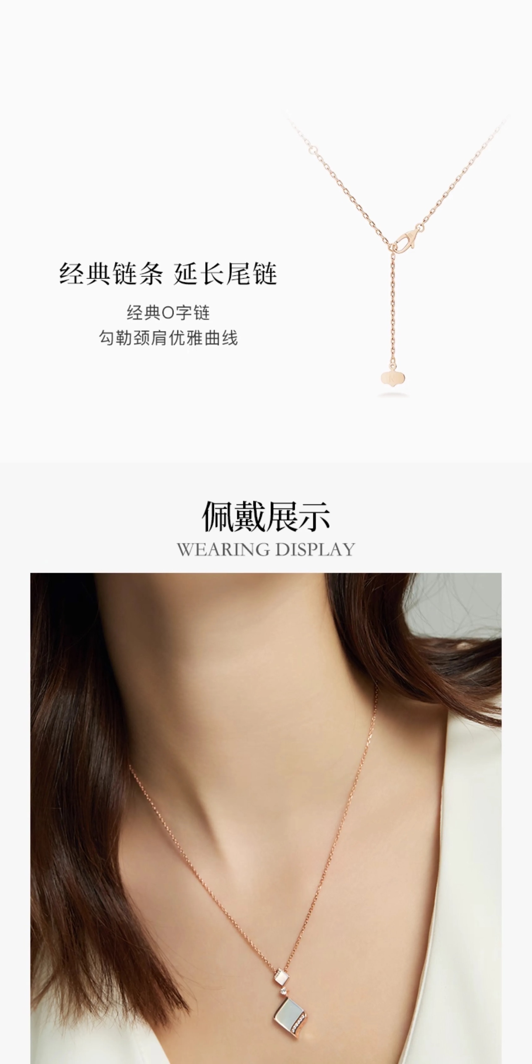 NOLYN Door Series Southern Canopy Necklace, a high-end, niche and light luxury collarbone spring new style, 925 silver detail image 6