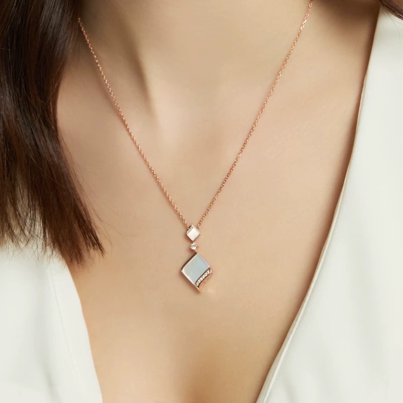 NOLYN Door Series Southern Canopy Necklace, a high-end, niche and light luxury collarbone spring new style, 925 silver details Picture