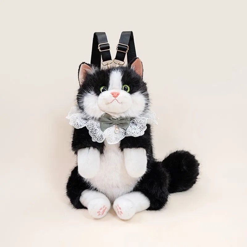 Simulated stuffed toys, backpacks, cat backpacks, plush dolls, plush toys Application Scenario
