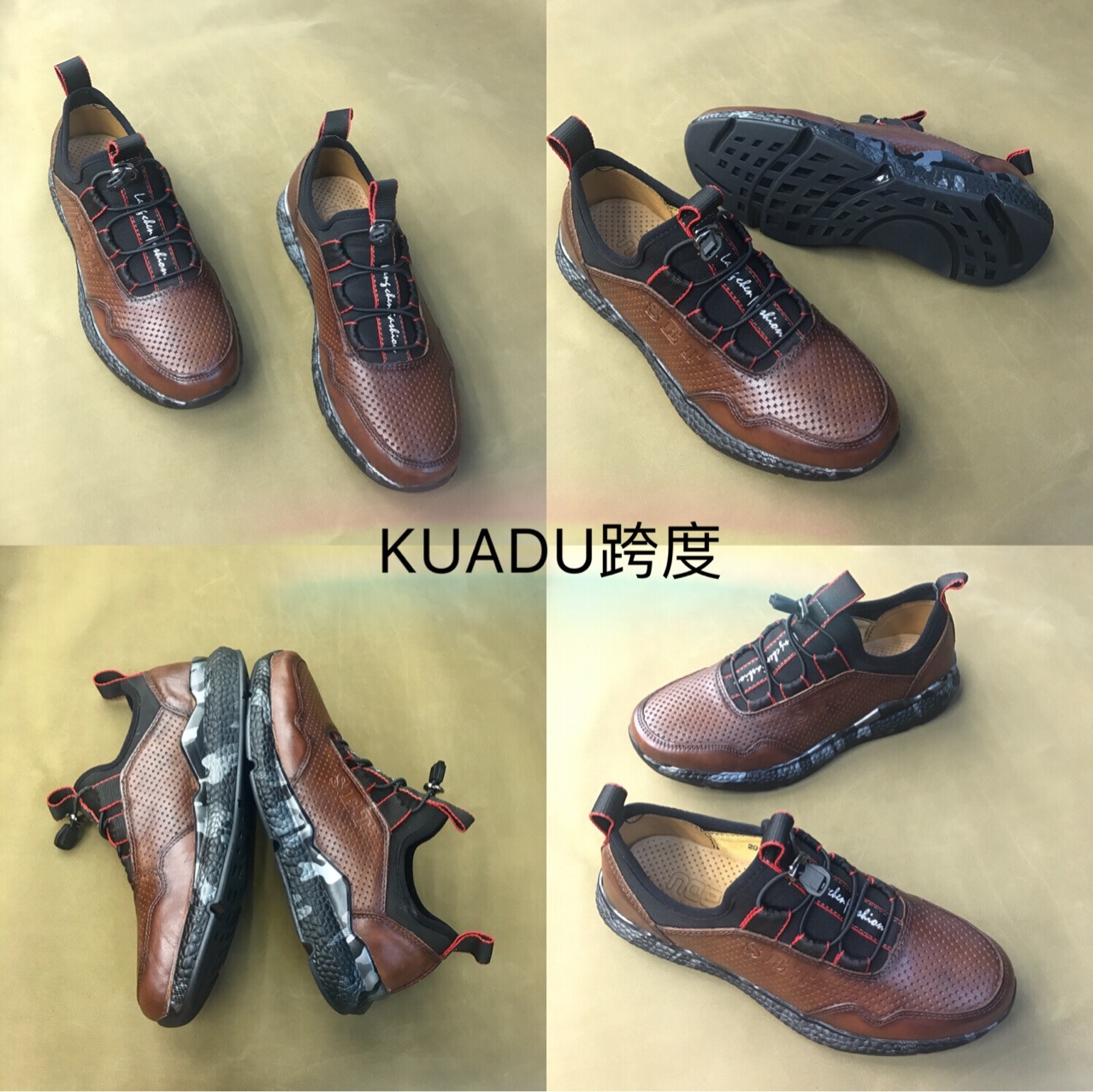 男士夏季轻量休闲单鞋 真牛皮透气防滑 Shoes
