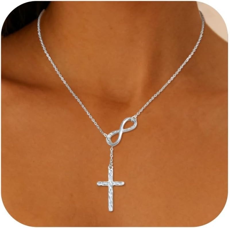 The zircon cross necklace from Amazon cross-border e-commerce in Europe and America is a versatile cross that can be matched with ladies when they are exquisite and elegant