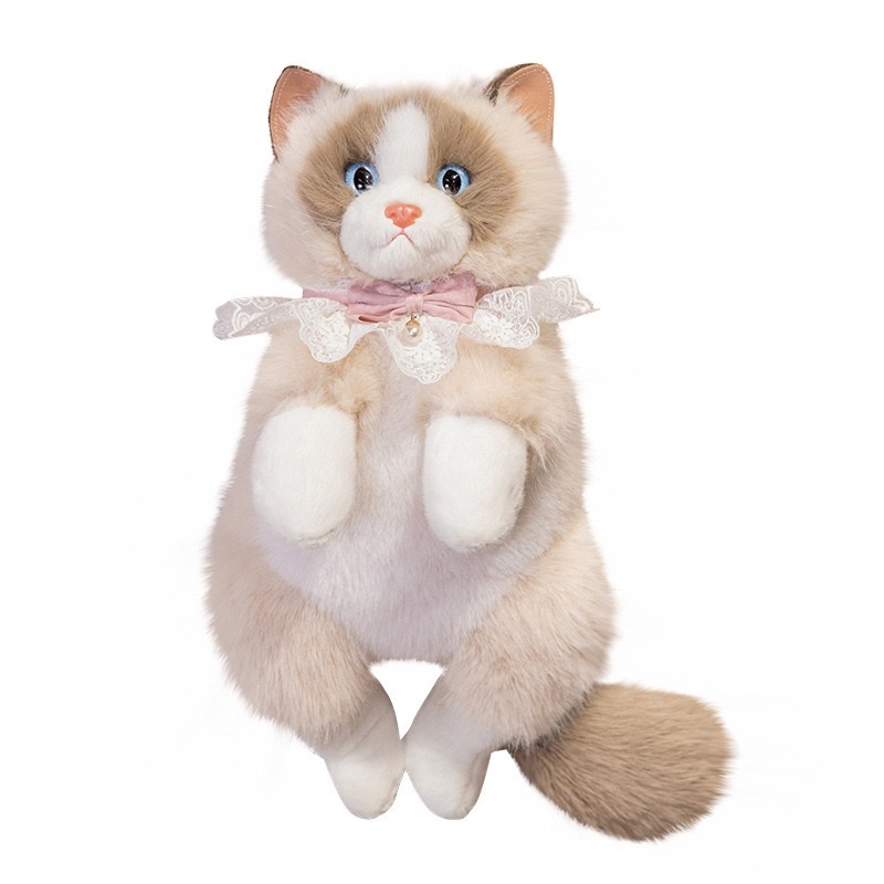 Simulated stuffed toys, backpacks, cat backpacks, plush dolls, plush toys detail image 2
