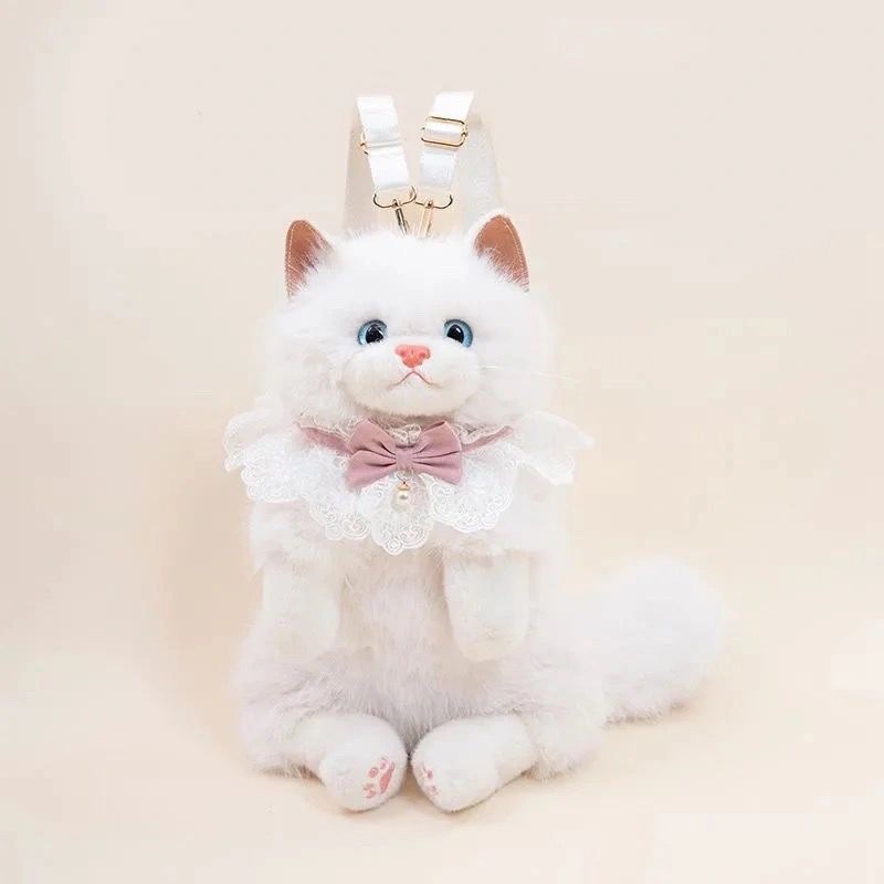 Simulated stuffed toys, backpacks, cat backpacks, plush dolls, plush toys Specification image