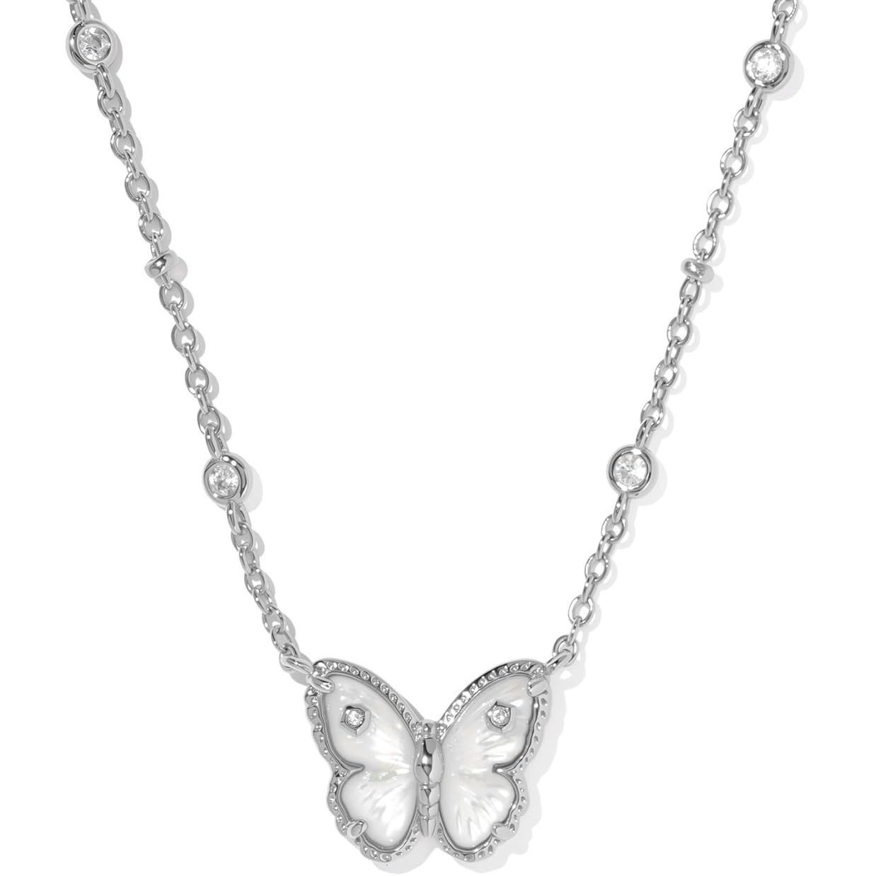 A new luxury collarbone chain accessory for summer, featuring a gentle and ethereal beauty with a cross-border hollowed-out butterfly design on Instagram Specification image